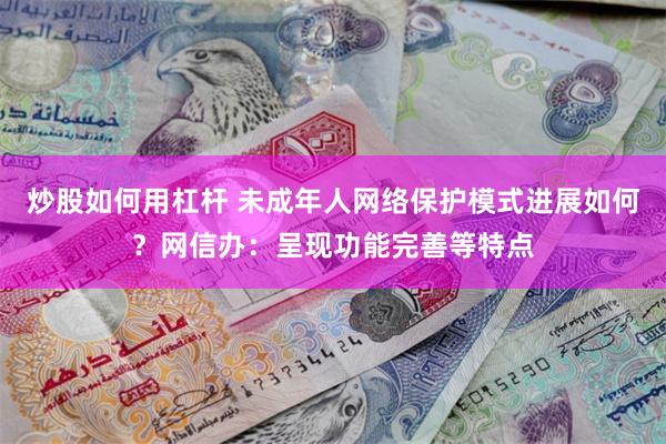 炒股如何用杠杆 未成年人网络保护模式进展如何？网信办：呈现功能完善等特点