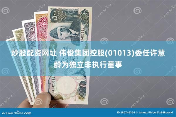 炒股配资网址 伟俊集团控股(01013)委任许慧龄为独立非执行董事